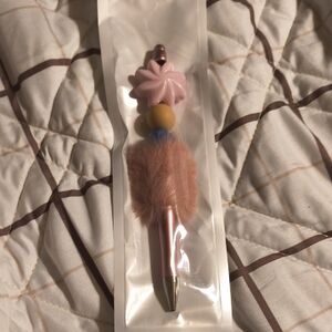 Pink and Gold Decorative Pen